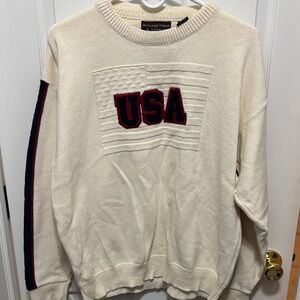 Roundtree & Yorke Ivory Knit Sweater